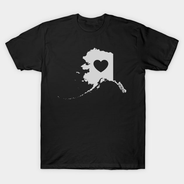 Alaska Love Heart T-Shirt by helloshirts